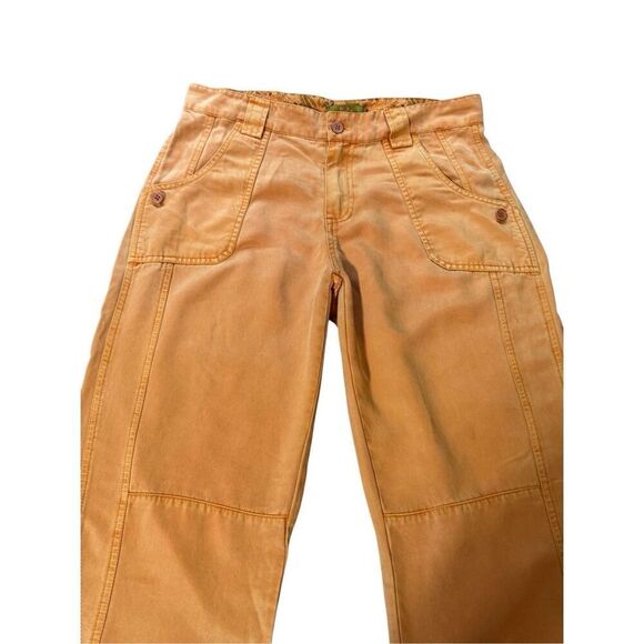 Pulp women's mid-rise butter scotch side panel Tencel bootcut pants 8/M - Picture 5 of 7